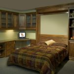 Murphy Bed Office Turned Guest Bedroom - Guest Bed Solution - SmartSpaces.com - Hidden Bed Opened