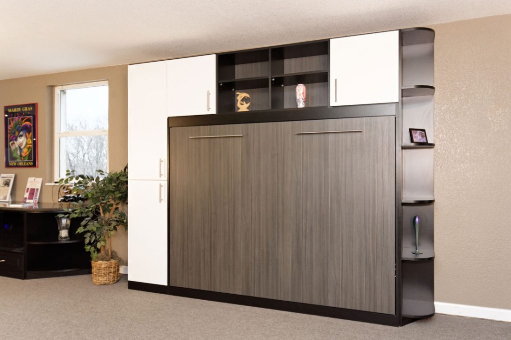 Murphy Wall Bed with Cabinets and Shelves