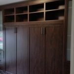 Murphy Bed with Closet Cabinet, Drawers