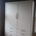 White Armoire Murphy Bed