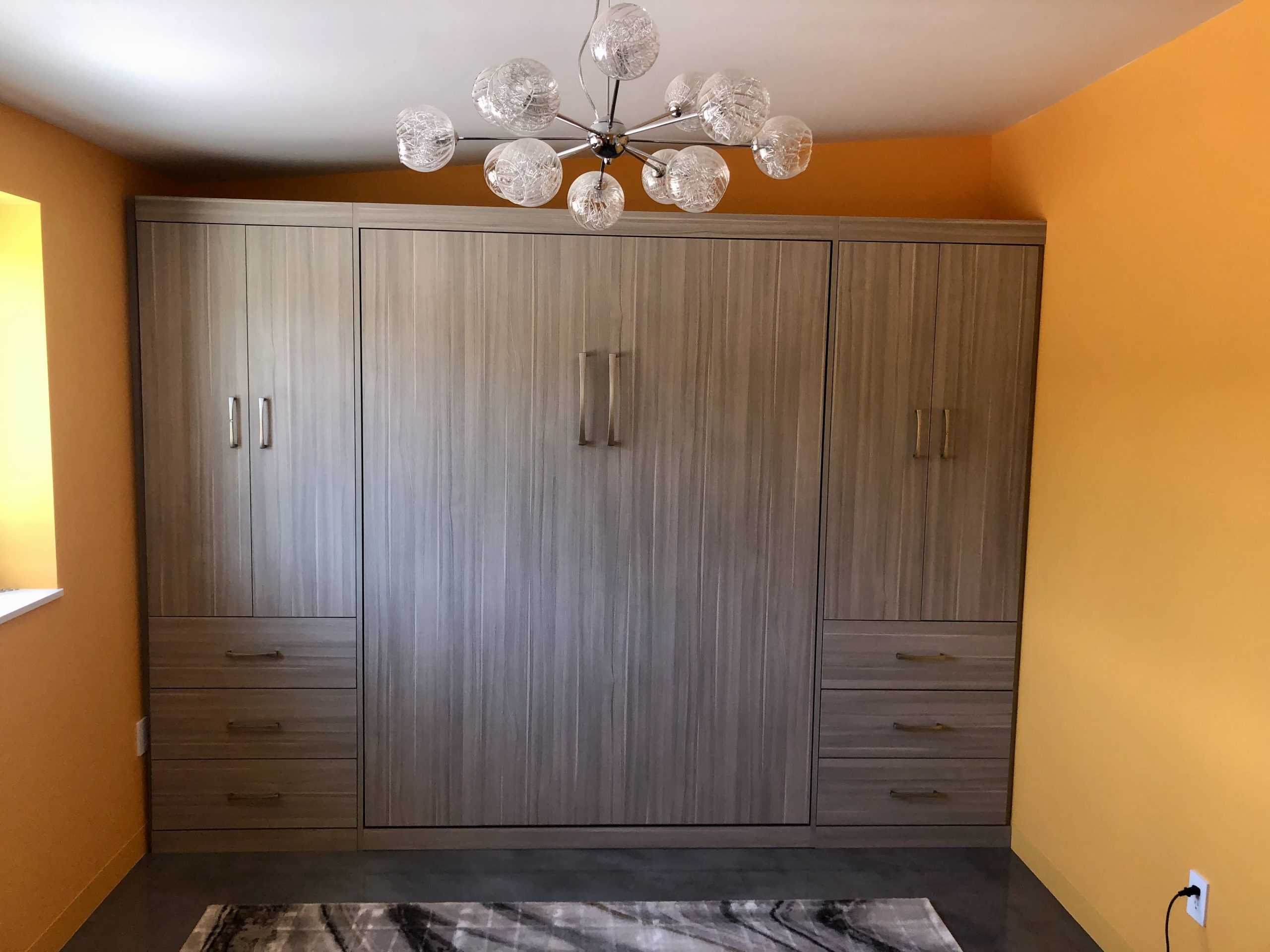Bed-with-Side-Cabinets-Grey-Echo-Closed